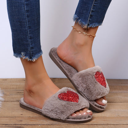 Casual Living Patchwork Solid Color Round Comfortable Shoes